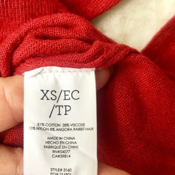 Cabi Ballet Wrap Heathered Rhubarb Sweater - Picture 4 of 5